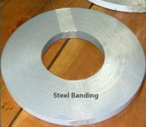 White Metal Banding - 1 3/8" x 1000'